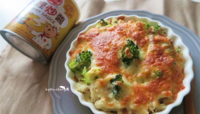 咖哩焗烤飯 牛頭牌咖哩新食代