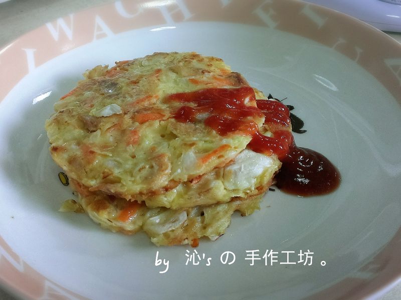 鮪魚高麗菜煎餅