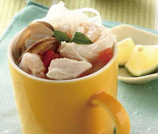 杯子料理:泰式海鮮寬粉