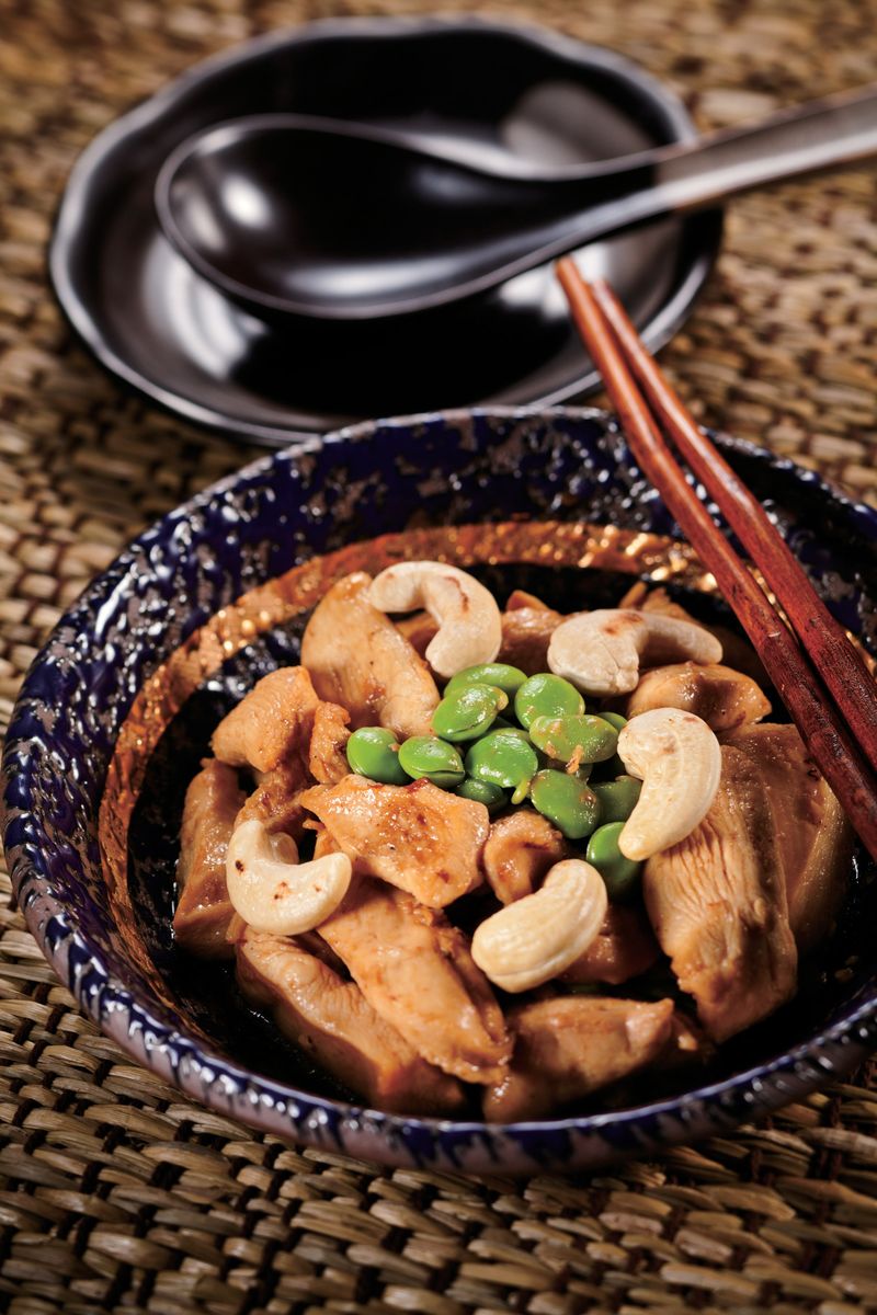 高纖毛豆腰果炒雞柳