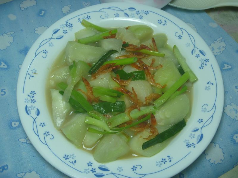 櫻花蝦炒絲瓜