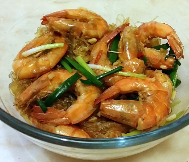 海中蝦煮粉絲