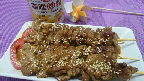 咖哩沙嗲烤肉串【牛頭牌咖哩新時代】