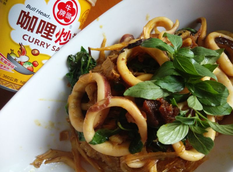 咖哩魷魚粉絲煲-『牛頭牌咖哩新食代』