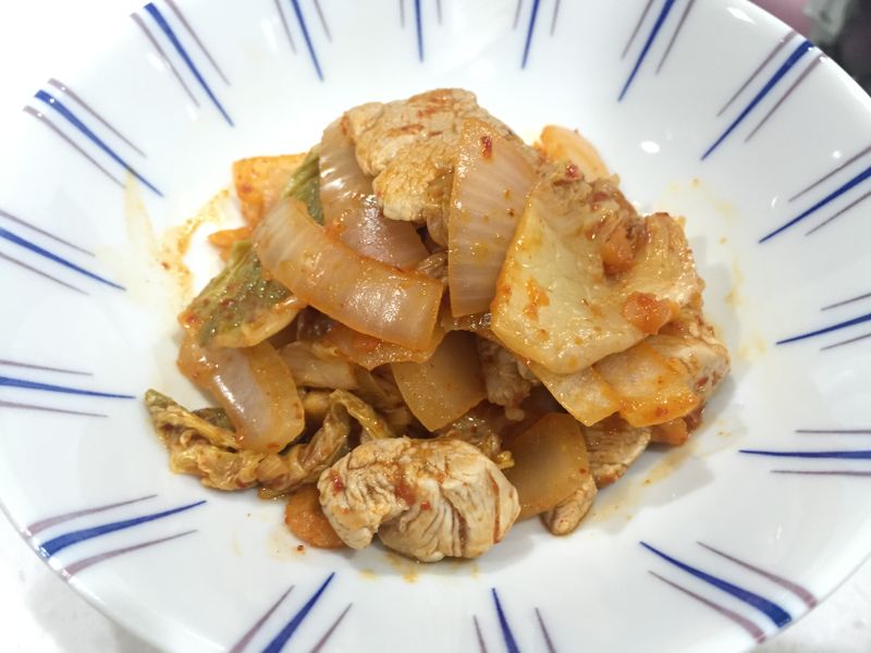 [減肥食譜] 低卡香辣！泡菜豬肉