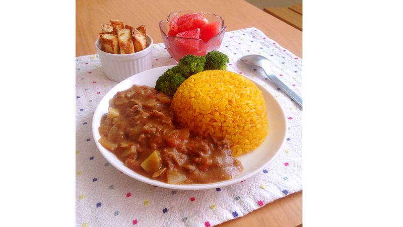 KURI's│番茄咖哩薑黃飯