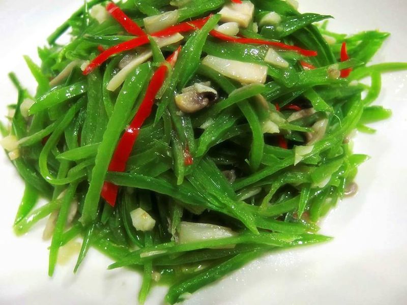 蘑菇蘭豆絲