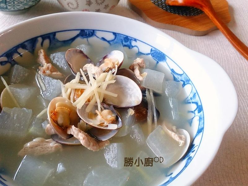 肉絲蛤蜊冬瓜湯