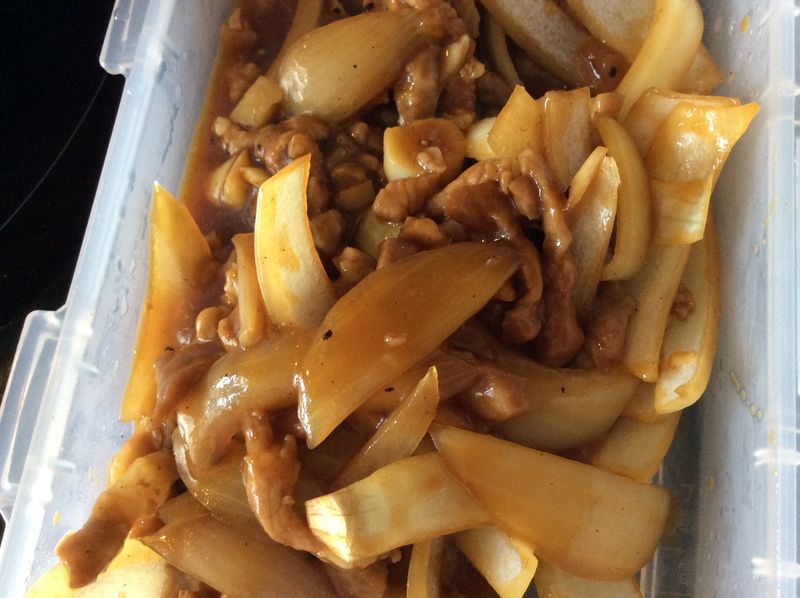 黑胡椒肉絲