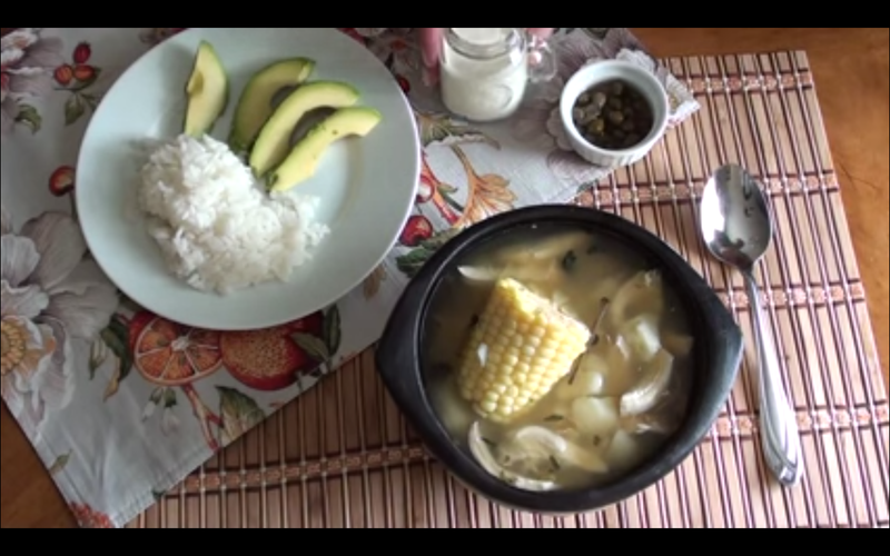 哥倫比亞馬鈴薯湯(Ajiaco)