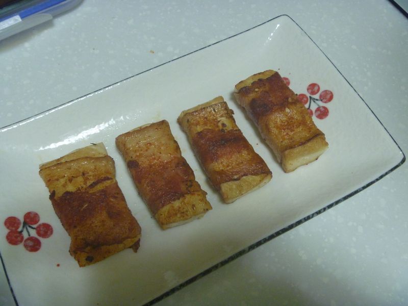 培根豆腐捲