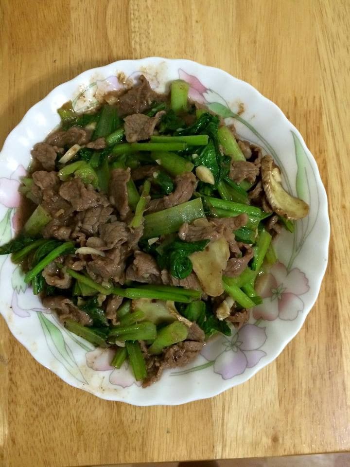 沙茶芥蘭炒牛肉
