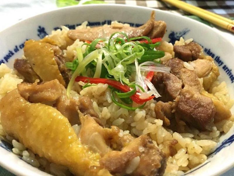 蒜頭雞飯