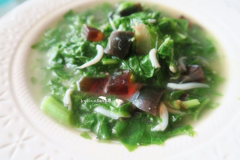 吻仔魚莧菜羹