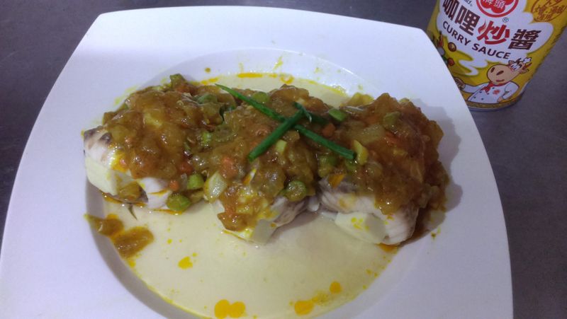 咖哩芙蓉魚捲『牛頭牌咖哩新食代』