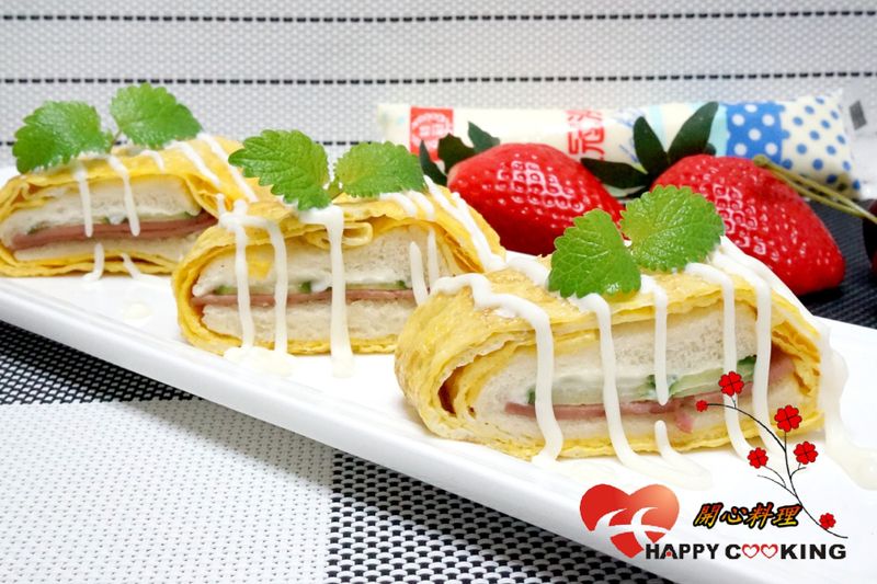 蛋包三明治【滿分早點X桂冠沙拉】