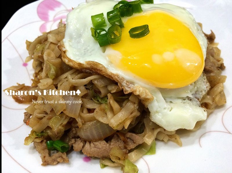 沙茶肉絲炒麵