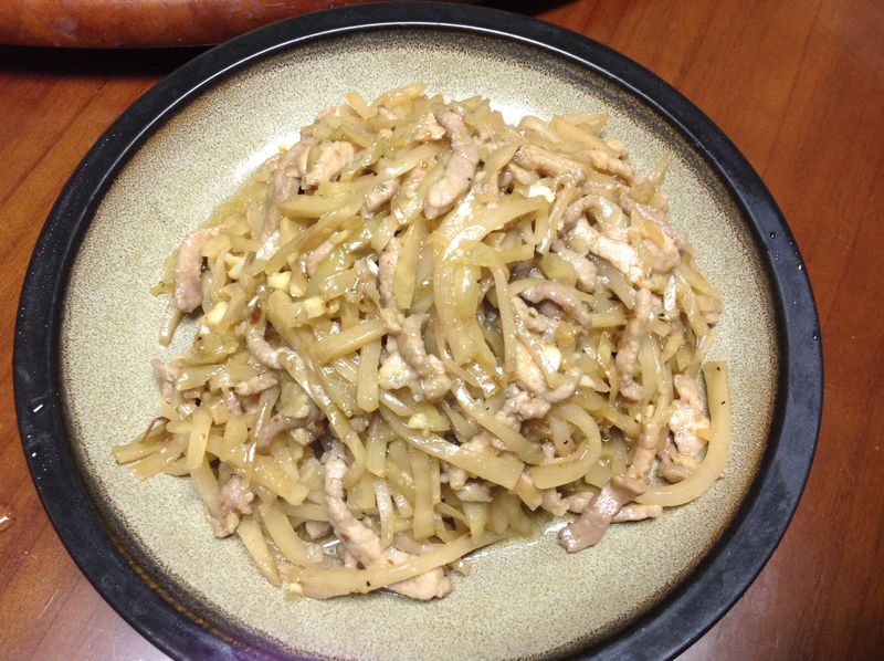 榨菜肉絲