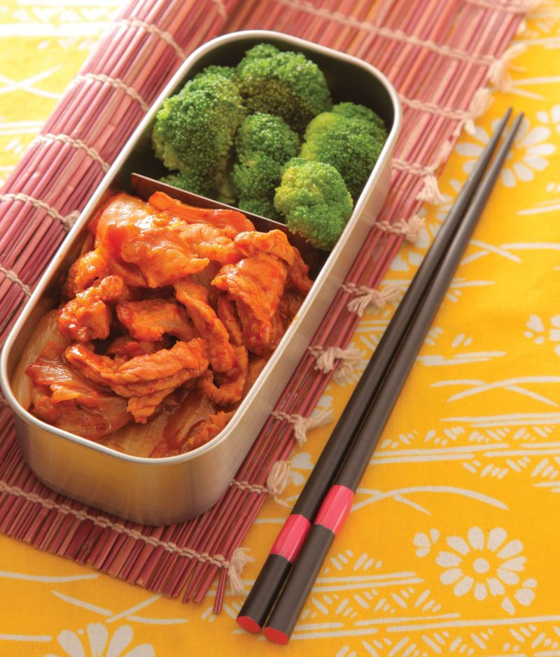 泡菜炒肉片