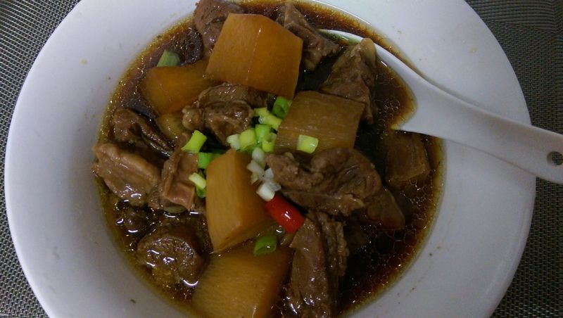 かにの百搭牛肉湯