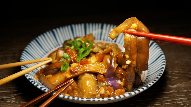 鹹魚茄子