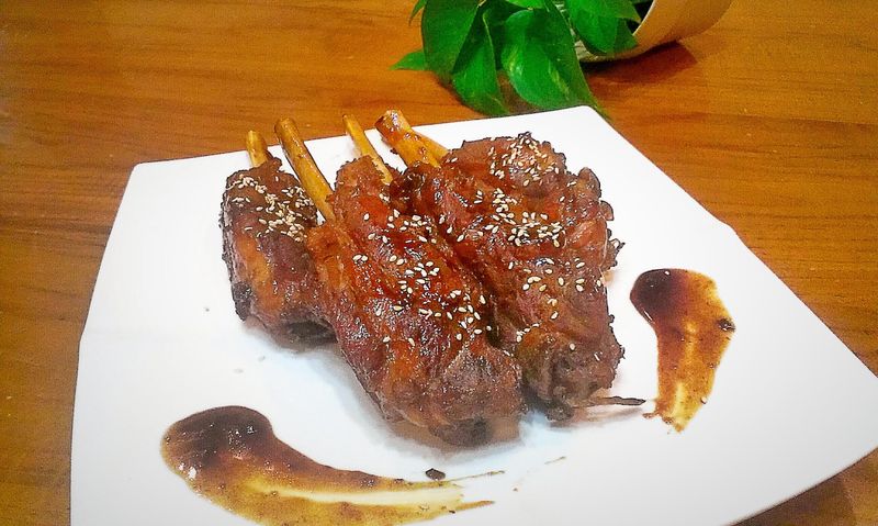 蜜汁豬腿排