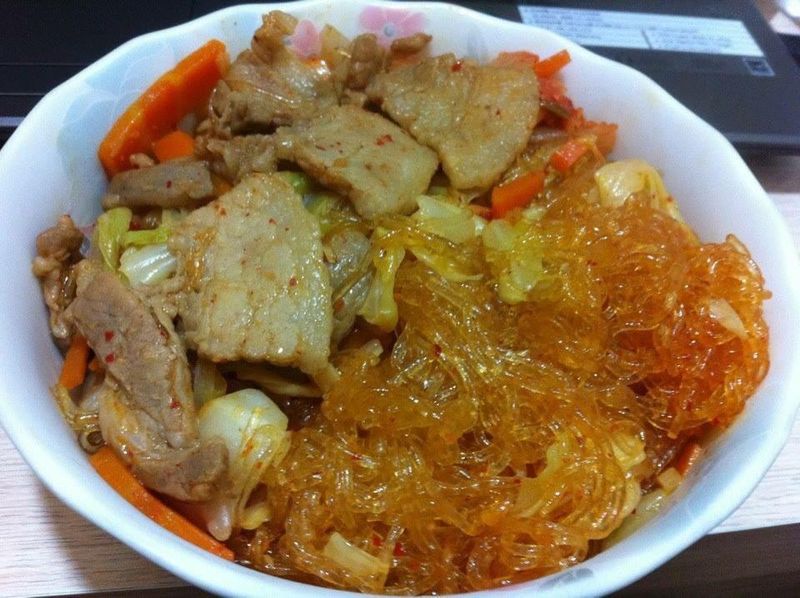 韓式泡菜燒肉冬粉