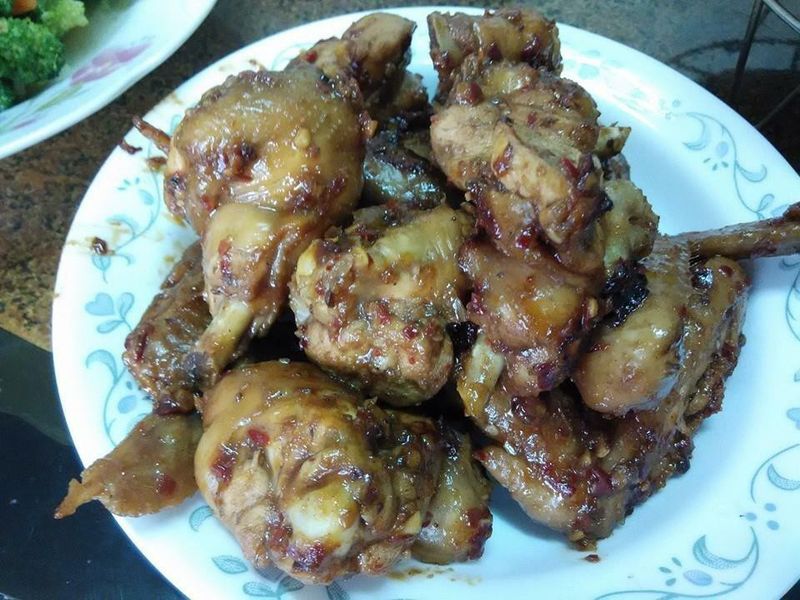 蒜香烤雞翅