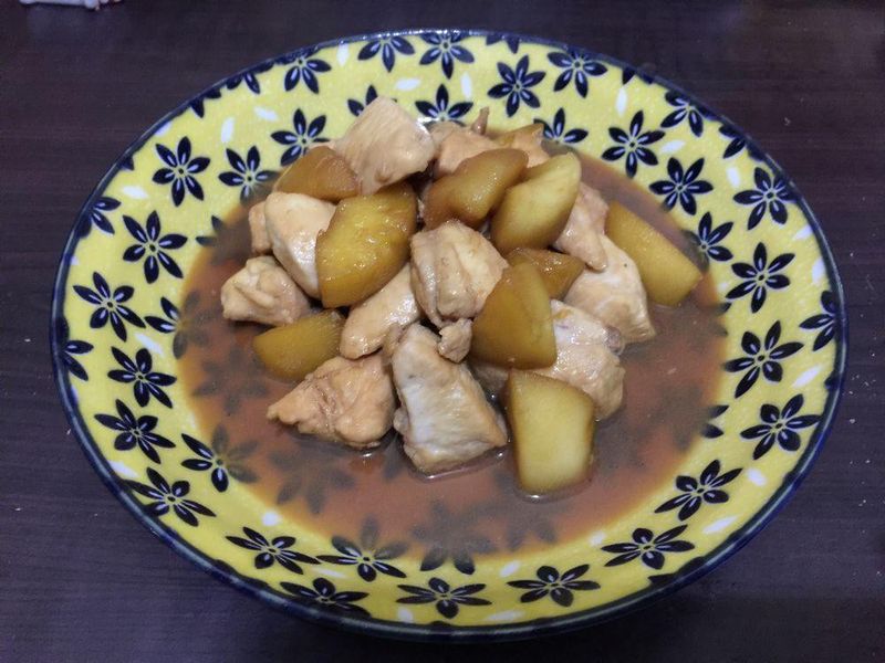 減肥食譜-照燒蘋果雞胸