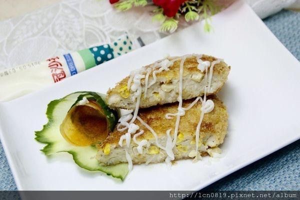 豆腐肉排(滿分早點X桂冠沙拉)