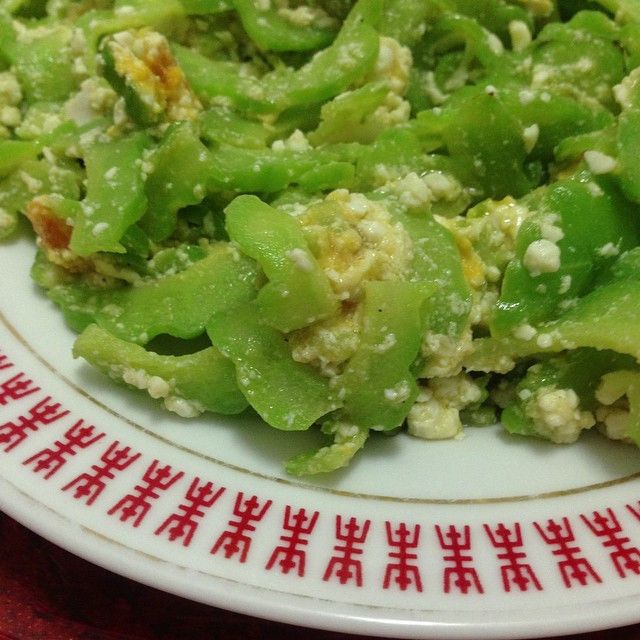 鹹蛋炒苦瓜