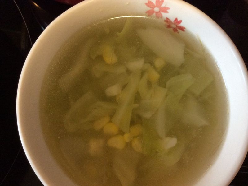 高麗菜玉米湯
