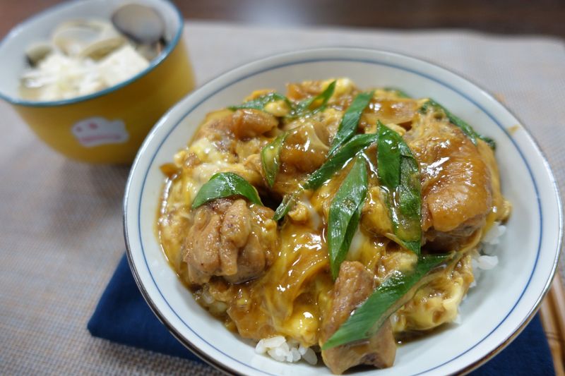 輕鬆做~親子丼.味噌蛤蠣豆腐湯