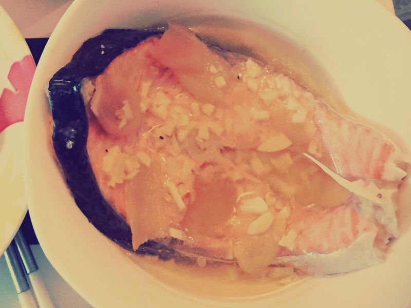 清蒸鮭魚