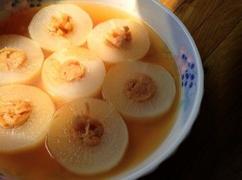 【蘿蔔鑲干貝】展現好廚藝的首選電鍋食譜