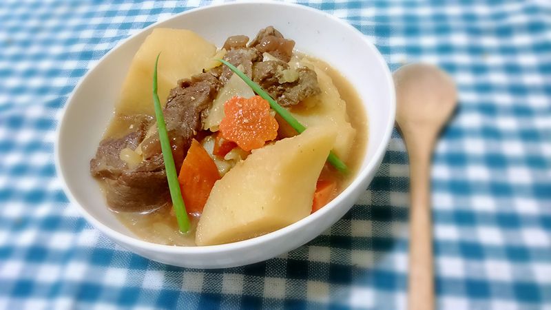 北海道婆婆的馬鈴薯燉肉【電子鍋料理】