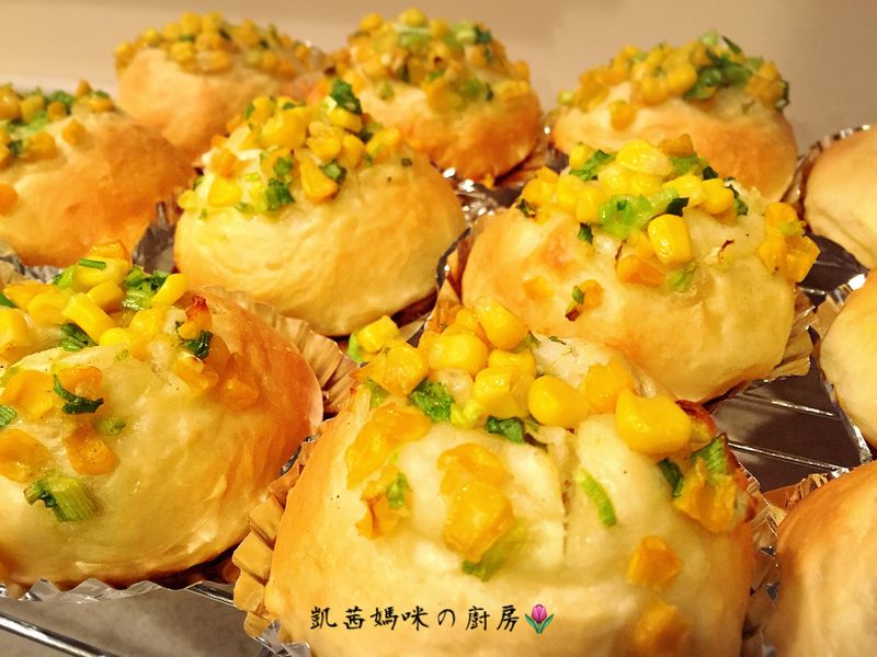 優格香蔥玉米麵包🎶