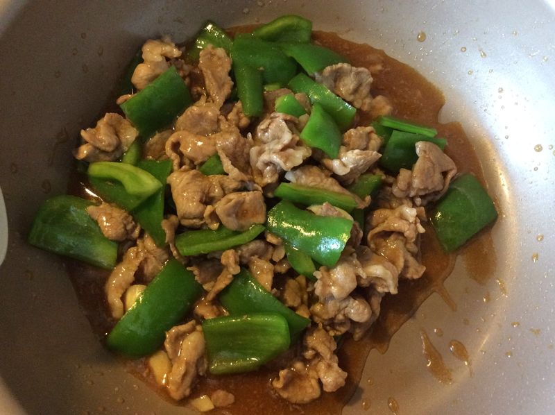 青椒炒肉片