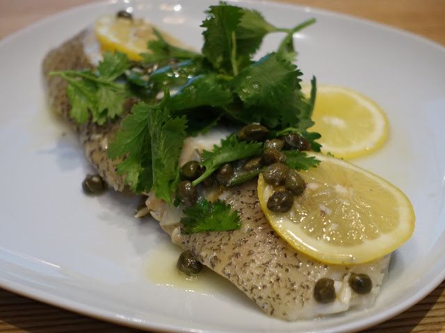 檸檬酸豆鱈魚
