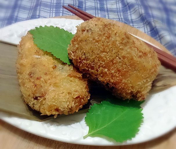 馬鈴薯燉肉可樂餅【剩菜料理】