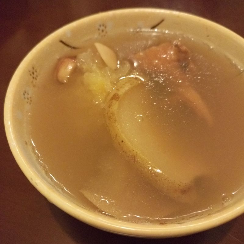 雪梨乾螺頭湯