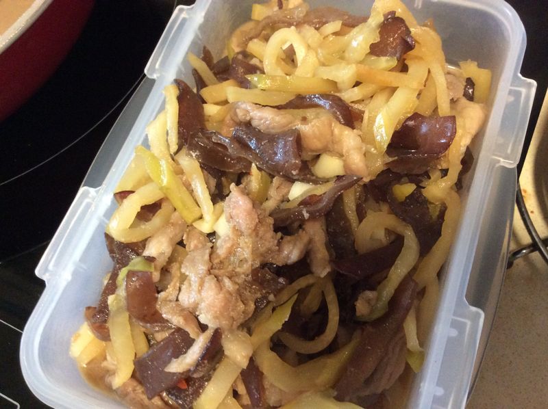 榨菜肉絲