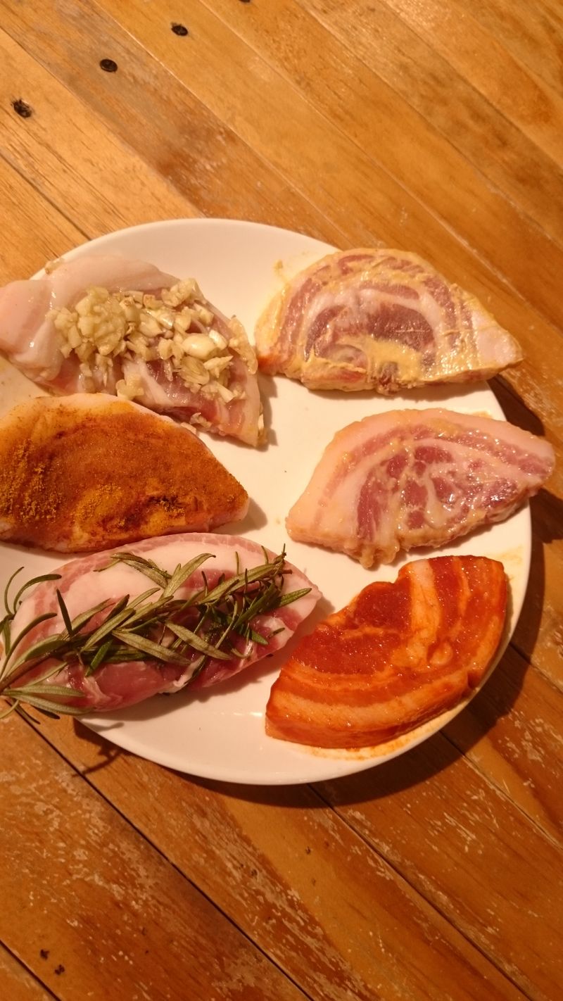 彩色燒肉