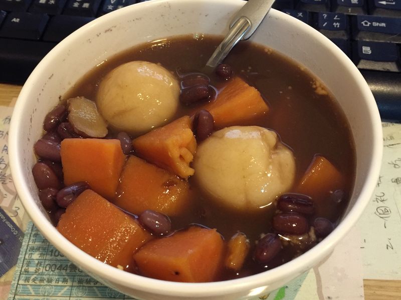 紅豆地瓜薑湯