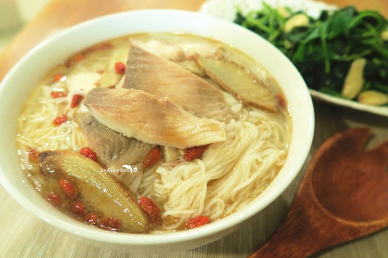 麻油魚片麵線