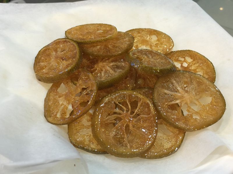 糖漬綠檸片