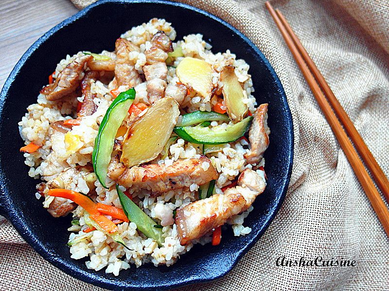 麻油豬炒飯