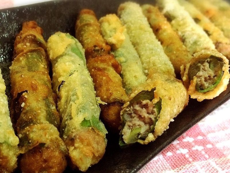 香酥蔥管肉