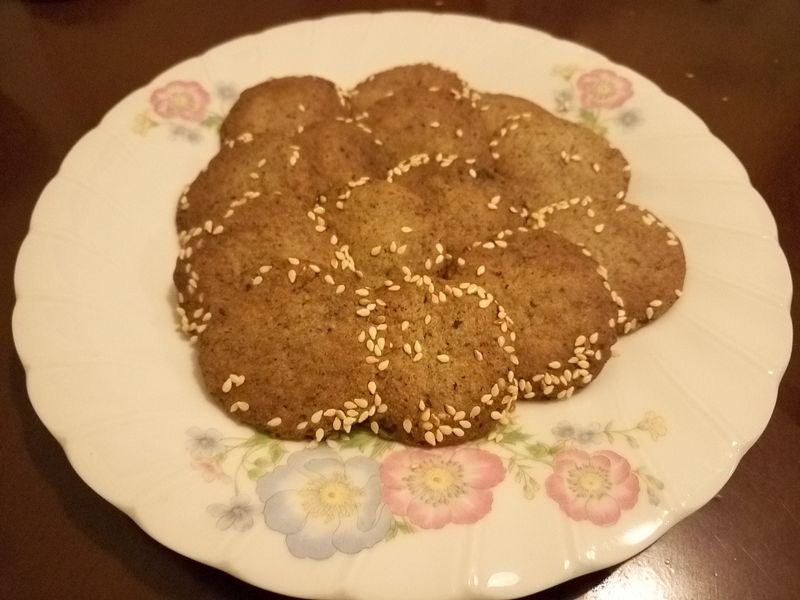 黑糖芝麻餅乾
