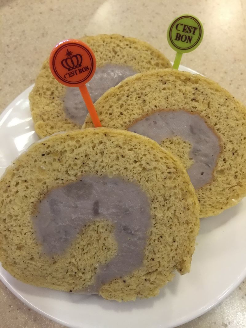 鮮芋頭蛋糕捲